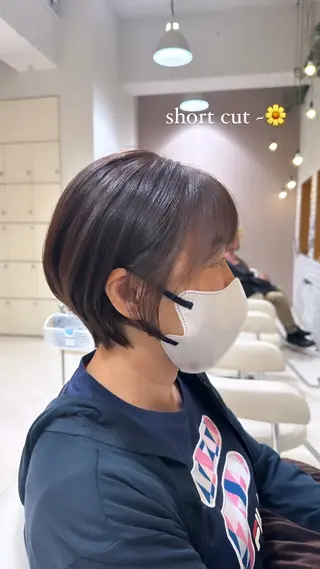 ショート 梅本 夢香のヘアスタイル