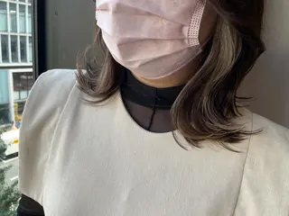 ミディアム カラー ブリーチ👩🦳/ ✂︎MANAMIのヘアスタイル