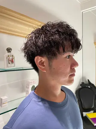 パーマ メンズ 長町/酸性ストレート /曲がる縮毛矯正のヘアスタイル