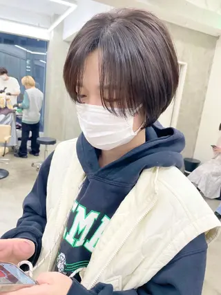 ショート カラー ショート・ボブ 徳竹淳一のヘアスタイル