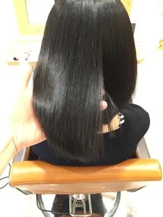 ミディアム ツヤ髪専門美容師 桑原 和誠のヘアスタイル