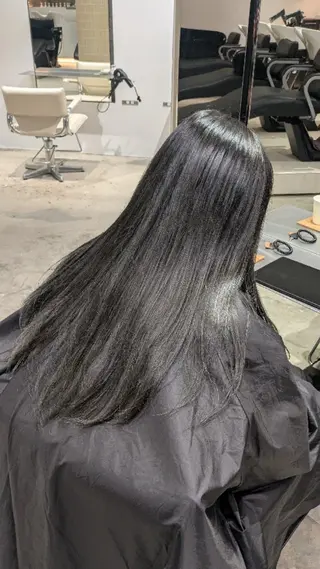 カラー 縮毛矯正💕艶カラー 金川萌萌のヘアスタイル