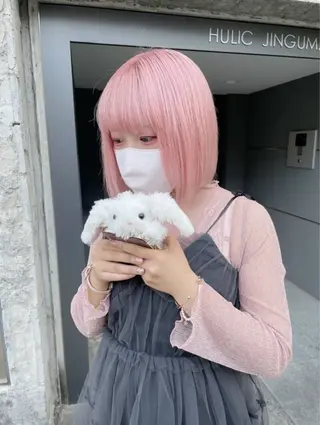 ショート カラー 【美髪ハイトーン】 髪質改善/大和🎀のヘアスタイル
