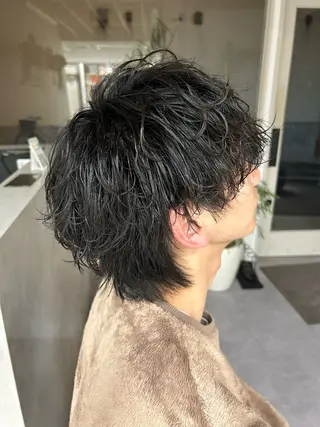 パーマ ayu omochaのヘアスタイル