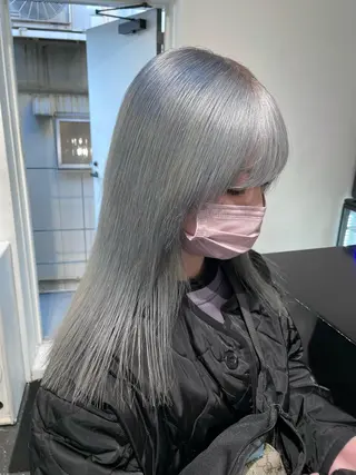 ロング カラー パーマ ヘアアレンジ メンズ キッズ ネイル マツエク・マツパ アイブロウ 艶ハイトーン/ヘア アレンジAYAKAのヘアスタイル