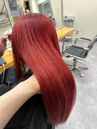 カラー レディースパーマ モデル募集RIKOのヘアスタイル