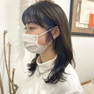 ミディアム カラー 🪭risa 暖色/レイヤー🪭のヘアスタイル