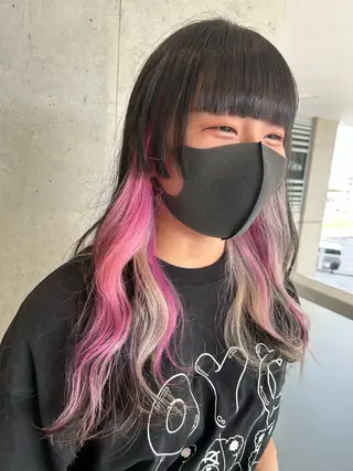 ロング カラー 髪質改善/縮毛矯正 ツヤ髪🩷さつきのヘアスタイル