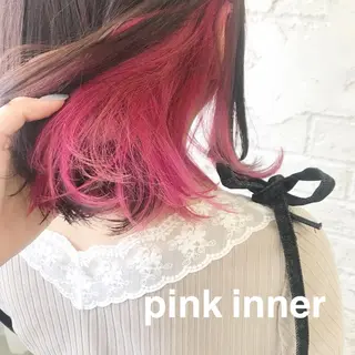 セミロング カラー オリーブ/アッシュ やわらか透明感カラーのヘアスタイル