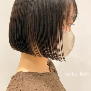 ショート カラー センターパート/ 暖色カラーayuのヘアスタイル