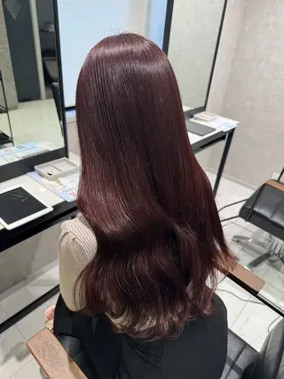ロング カラー 盛れるピンクカラー 🎀スパ　みき🎀のヘアスタイル