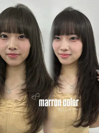 ロング カラー 上品モテヘア🩶 karen🩶のヘアスタイル