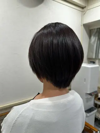 ショート カラー 岡本 葵のヘアスタイル