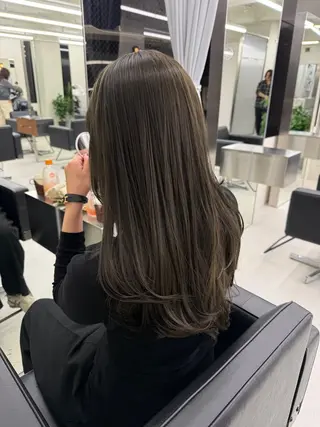 ロング カラー 表参道🌿赤み消し カラー/チナツのヘアスタイル