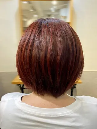ショート カラー モデル募集/lala _osawa🐳🫧のヘアスタイル
