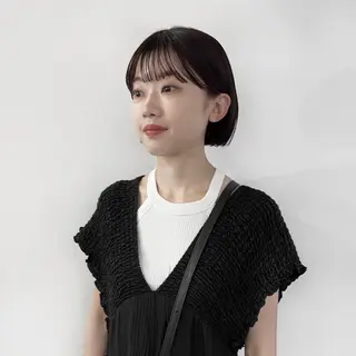 ショート 小山夕稀/ニュアンス パーマ/新城のヘアスタイル
