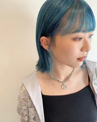 ショート カラー MARU パーマ/レイヤーのヘアスタイル