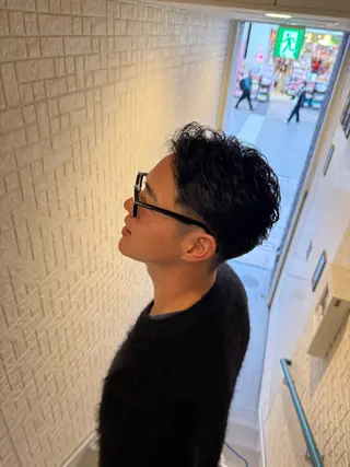 メンズ Lafith 日隈悠星のヘアスタイル