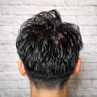 ショート カラー パーマ ヘアアレンジ メンズ メンズカット/パーマ 山崎航平💈のヘアスタイル