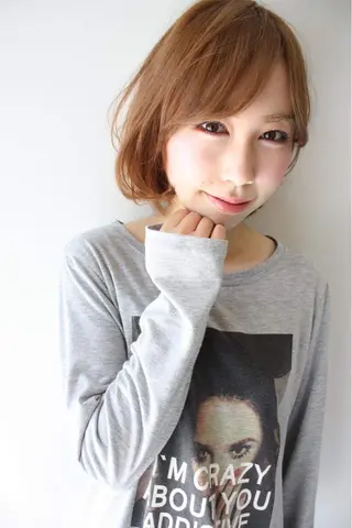ショート カラー パーマ tuuli トゥーリのヘアスタイル