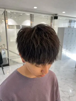 ミディアム パーマ メンズ ✨️メンズ特化✨️ 辻 正人のヘアスタイル