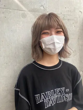 ミディアム カラー 似合わせカットカラー 🌟ryusei⭐️のヘアスタイル