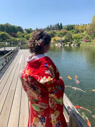 ロング ヘアアレンジ 小松 瑞季のヘアスタイル