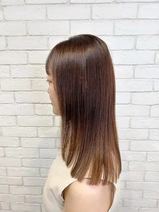 ミディアム カラーアンドケアリタ kitamuuuのヘアスタイル