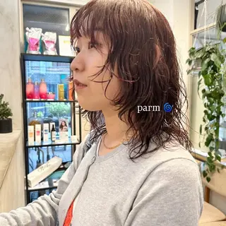 ミディアム パーマ Lomalia/ Mariamu🫧のヘアスタイル
