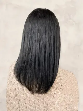 セミロング カラー グレージュ×レイヤー 藤生 和宏のヘアスタイル