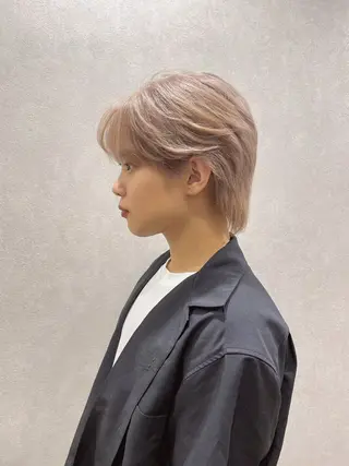 メンズ 高評価多数◎ コテ巻きパーマ星明夏のヘアスタイル