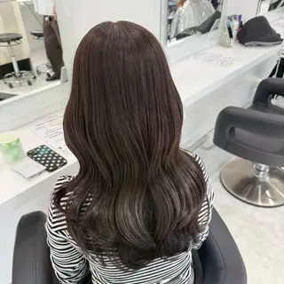 カラー 🤍ブリーチなし ブラウンhimi🤍のヘアスタイル