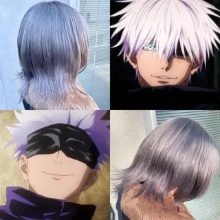 ミディアム カラー インナーカラー 推し ブリーチ  髪質改善のヘアスタイル