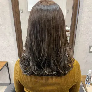 ミディアム カラー ヘアアレンジ 🌻あいり merci.🌻のヘアスタイル