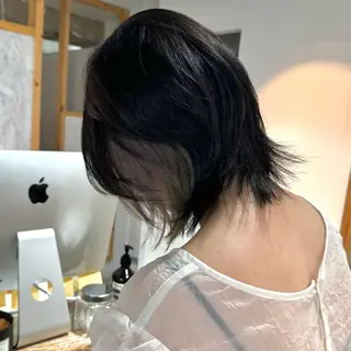ミディアム カラー ROE 日吉のヘアスタイル