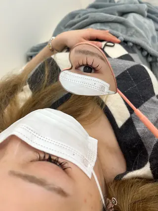 マツエク・マツパ Rio🌹/ 束感マツエクのヘアスタイル