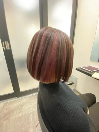 ショート カラー 【艶髪×韓国風】 毛流れ職人 RYOのヘアスタイル