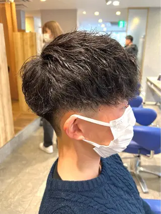 ショート パーマ メンズ メンズパーマ職人 加藤 弘貴のヘアスタイル