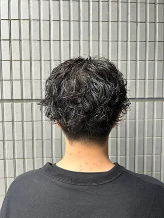 パーマ メンズ 横浜カラー/ブリーチ SAKI💫のヘアスタイル