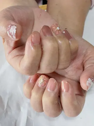 ネイル Ocean nail パラジェル 取扱い店のネイルデザイン