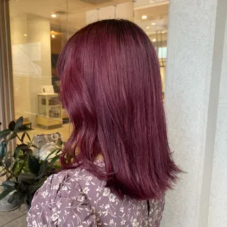 ミディアム fumi🪞血色感 アップ艶カラーのヘアスタイル