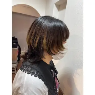 ミディアム 🦋エクステ/透明感 カラー🦋宮川莉央のヘアスタイル
