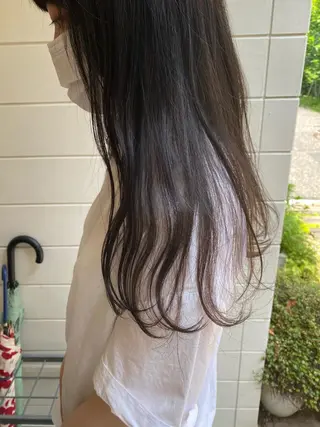 ロング カラー パーマ ヘアアレンジ メンズ キッズ ネイル マツエク・マツパ インナーカラー/ KANAのヘアスタイル