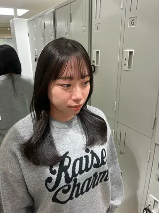 ロング 大人かわいい レイヤー/田代のヘアスタイル