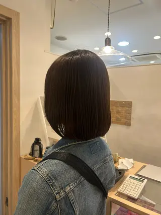 ミディアム 伊澤 紗弥のヘアスタイル