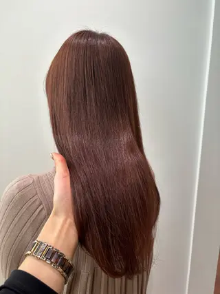 セミロング カラー マンツーマン 縮毛矯正/マユコのヘアスタイル