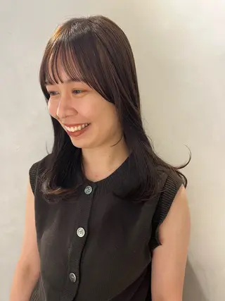 ミディアム 宮城 星のヘアスタイル