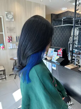 ロング カラー 大口 楓のヘアスタイル