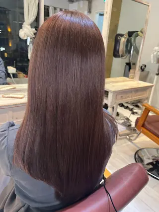 ロング カラー 髪質改善／ブリーチ 宮武　湧斗のヘアスタイル