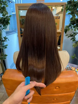 ロング ⚪️髪質改善 縮毛 店長 コウ⚪️のヘアスタイル